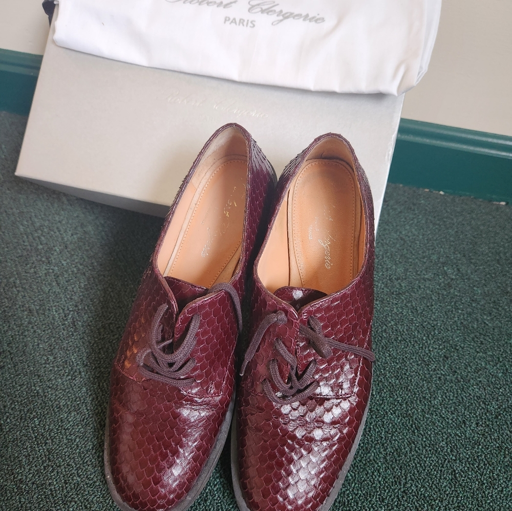 Robert Clergerie Tie up Loafer/Oxford
